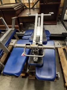 lot 38720 image: (3) Nautilus Adjustable Angle Benches
