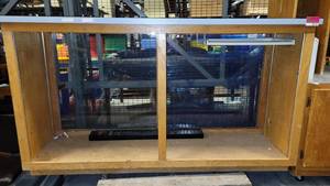 lot 38741 image: Wooden Display Cabinet
