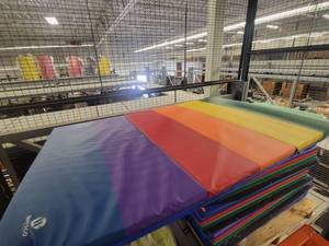 lot 38744 image: (6) Wesco Rainbow Playmats (6ft)