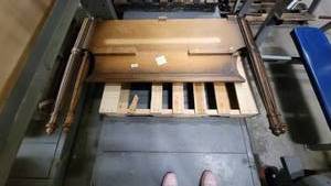 lot 38768 image: (2) Wooden Footboards