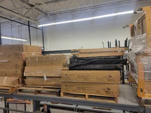 lot 38782 image: 5 Boxed Evacuation Cribs and 2 Dissasembled