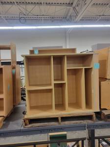 lot 38787 image: Teachers Craft Cart and Bookshelf