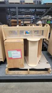 lot 38806 image: 3 Wood Shelves - Kaplan Wooden Book Boxes and More