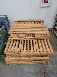 lot 38862 image: Palette of Natural Wooden Shelves - No Hardware