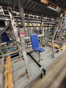 lot 38894 image: Nautilus Overhead Shoulder Press Rack