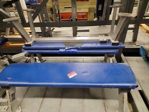 lot 38948 image: (3) Hammer Strength Flat Benches