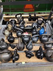 lot 38953 image: Set Of 29 Various Kettle Bells