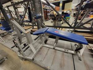 lot 38955 image: Hammer Strength Iso Lateral Leg Curl Machine