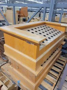 lot 38823 image: Lot of 2 Wooden Organizers