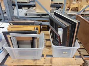 lot 38825 image: Lot of Wooden Picture Frames