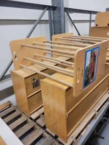 lot 38855 image: Pallet of 4 Kaplan Shelves