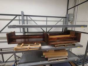 lot 38859 image: 6 Wooden Benches - 5ft x 12in x 18 each