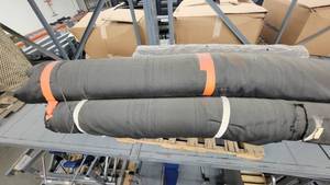 lot 38912 image: (3) Rolls of Black Carpet