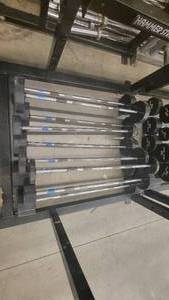 lot 39108 image: (10) Rubber Wrapped Weighted Straight Curl Bars
