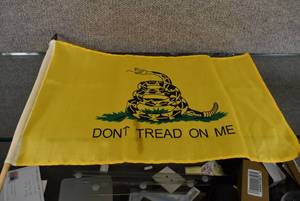 lot 6015 image: Dont Tread On Me Flag  Flag 17.5 x 11