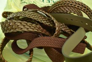 lot 6016 image: Lot of 7 Mens Belts  Lauren  LX, 34, 36