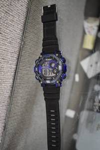 lot 6019 image: Pro Sport Digital Compass Watch 408284 Blue Water Resistant  Armitron