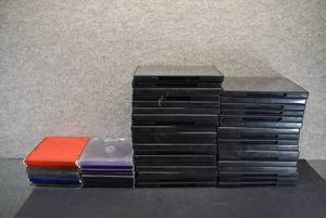 lot 6023 image: Large Lot of Empty Plastic CD and DVD Cases