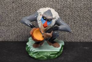 lot 6039 image: Rafiki Ceramic Figurine  Disney  Lion King  4.5 x 5 x 3