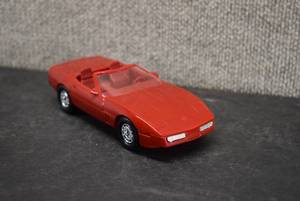 lot 6065 image: 1987 Corvette Convertible Promo Car  Red  7 x 2.75 x 2