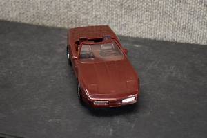 lot 6066 image: 1988 Corvette Convertible Promo Car  Burgundy  7 x 2.75 x 2