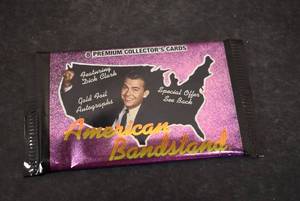 lot 6106 image: Vintage Unopened Pack of American Bandstand Trading Cards  Collect-A-Card Corp.