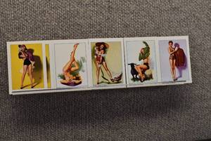 lot 6189 image: Set of Earl Moran CalendarPinup Girl Trading Cards  21st Century Archives  RisqueNude