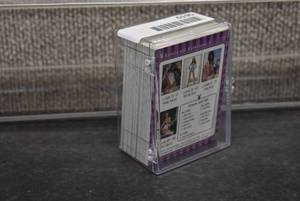 lot 6195 image: Lot of 72 Playboy Supermodels Lingerie Trading Cards  1999  RisqueNude