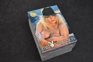 lot 6196 image: Set of 100 Playboy Pamela Anderson Trading Cards  1996  RisqueNude