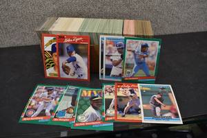 lot 4180 image: Box of Assorted Baseball Cards  Various Years and Sets