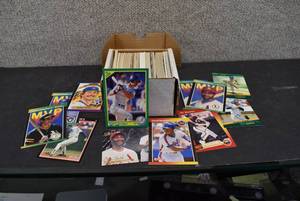 lot 4181 image: Box of Assorted Baseball Cards  Various Years and Sets