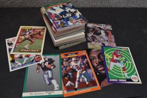 lot 4182 image: Box of Assorted Football Cards  Various Years and Sets