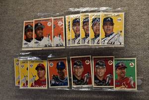 lot 4208 image: Lot of 15 Fleer 2000 Twizzlers Baseball Cards  Promo Set Ripken, A-Rod, Chipper Jones, McGwire & More