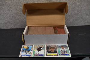 lot 4194 image: Box of Assorted 1983 Topps Football Cards  Various Years and Sets