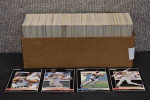 lot 4195 image: Box of Assorted Baseball Cards  Various Years and Sets