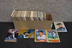 lot 4201 image: Box of Assorted Baseball Cards  Various Years and Sets