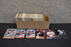 lot 4202 image: Box of Assorted Baseball Cards  Various Years and Sets