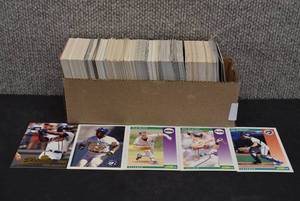 lot 4205 image: Box of Assorted Baseball Cards  Various Years and Sets