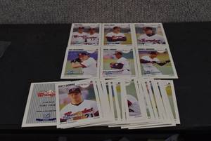 lot 4221 image: Set of 25 1992 Skybox Wichita Wranglers Pre-Rookie Baseball Cards