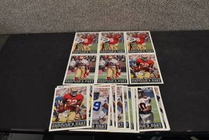 lot 4238 image: Lot of 21 1993 Upper Deck Football Cards - Bermans Best Subset