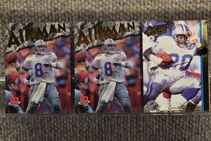 lot 1612 image: Lot of 3 Cards  1992 Action Packed #20 Barry Sanders, 1993 Action Packed All Madden Team Prototype Aikman #1 (x2)