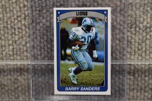 lot 1623 image: 1990 Panini Football Sticker  #257  Barry Sanders