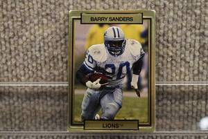 lot 1624 image: 1990 Action Packed  Football  #78  Barry Sanders
