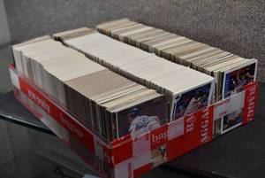 lot 8023 image: Box of Sports  Cards - Assorted Years and Sets