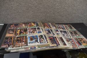 lot 8027 image: Lot of Basketball  Cards in Binder Pages - Assorted Years and Sets