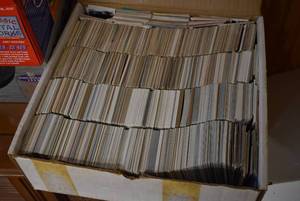 lot 8028 image: Box of Sports  Cards - Assorted Years and Sets