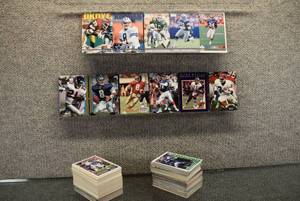 lot 9827 image: Lot of NFL Football Cards Assorted Years and Sets