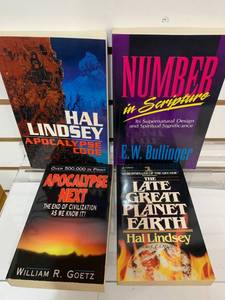 lot 6168 image: Lot of 4 Apocalypse and Numerology Books