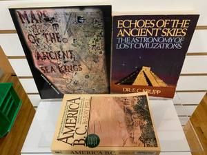 lot 6155 image: Lot of 3 Ancient History and Astronomy Books