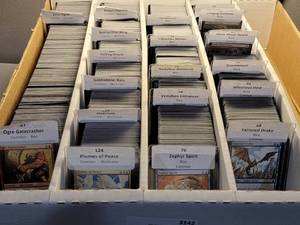 lot 3142 image: Large Lot of Magic The Gathering Cards  Approximately Hundreds of Each Copy of Every Card Pictured ONLY